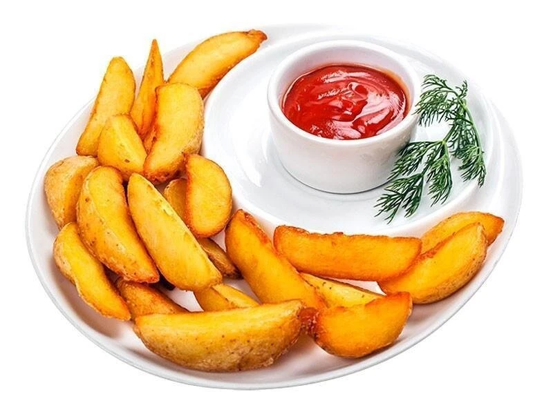 Картофель По-деревенски с соусом