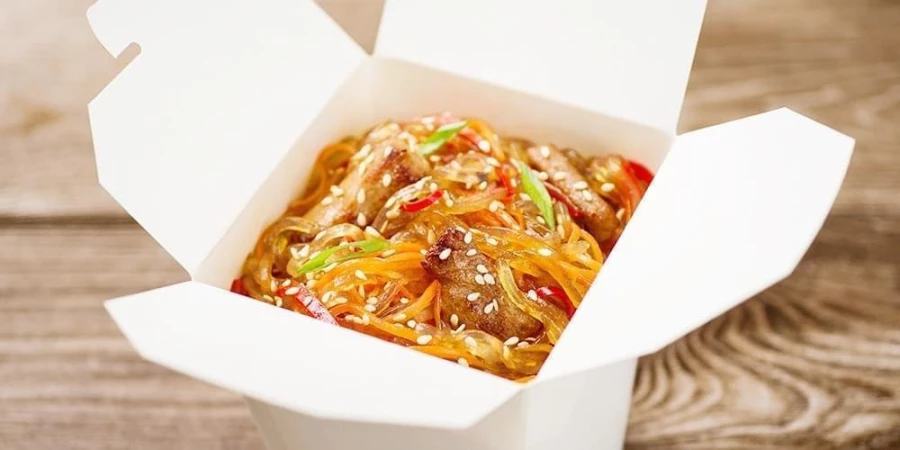 Лапша Рисовая с овощами