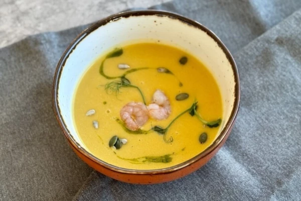 Тыквенный суп на кокосовом молоке