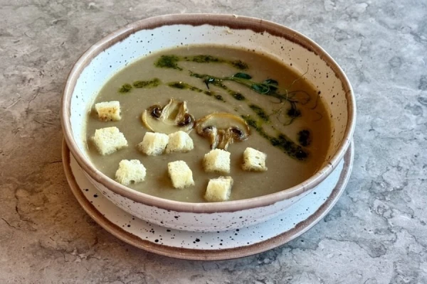 Грибной крем-суп на кокосовом молоке