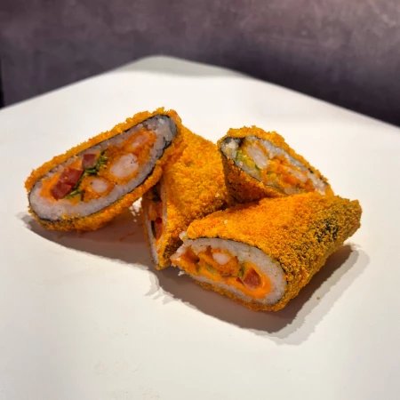 Сендвич ролл с креветкой