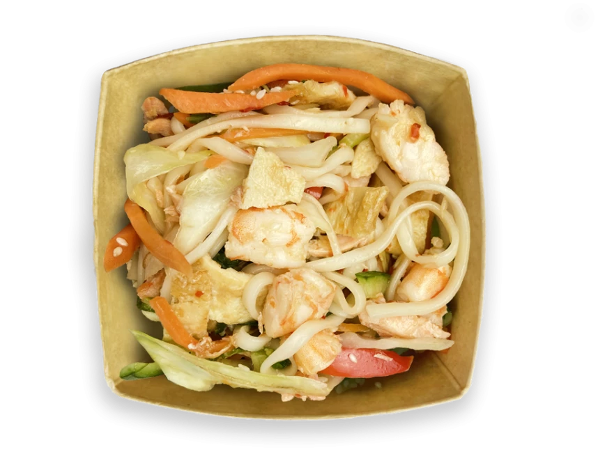 Wok с морепродуктами