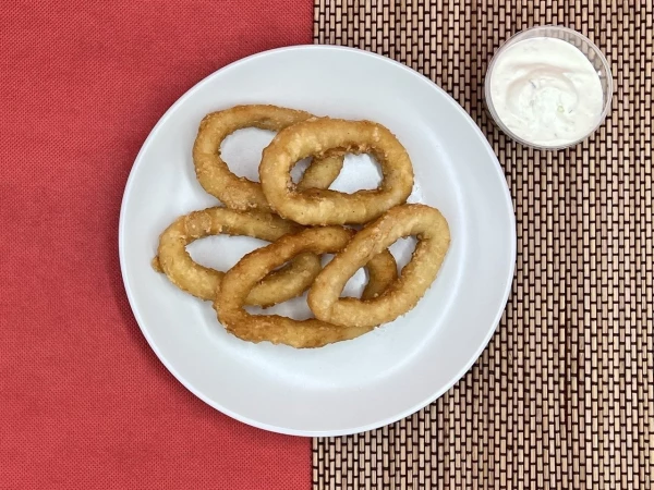 Кольца кальмара в кляре