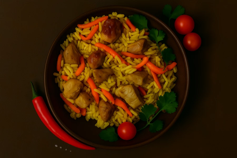 Плов с говядиной