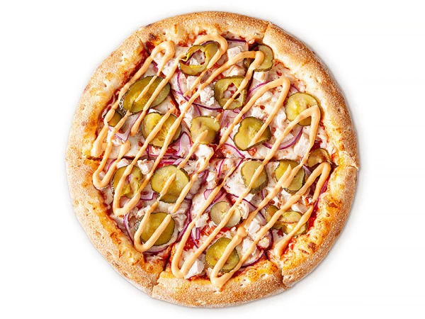 Пицца 25 см Чикен Бургер