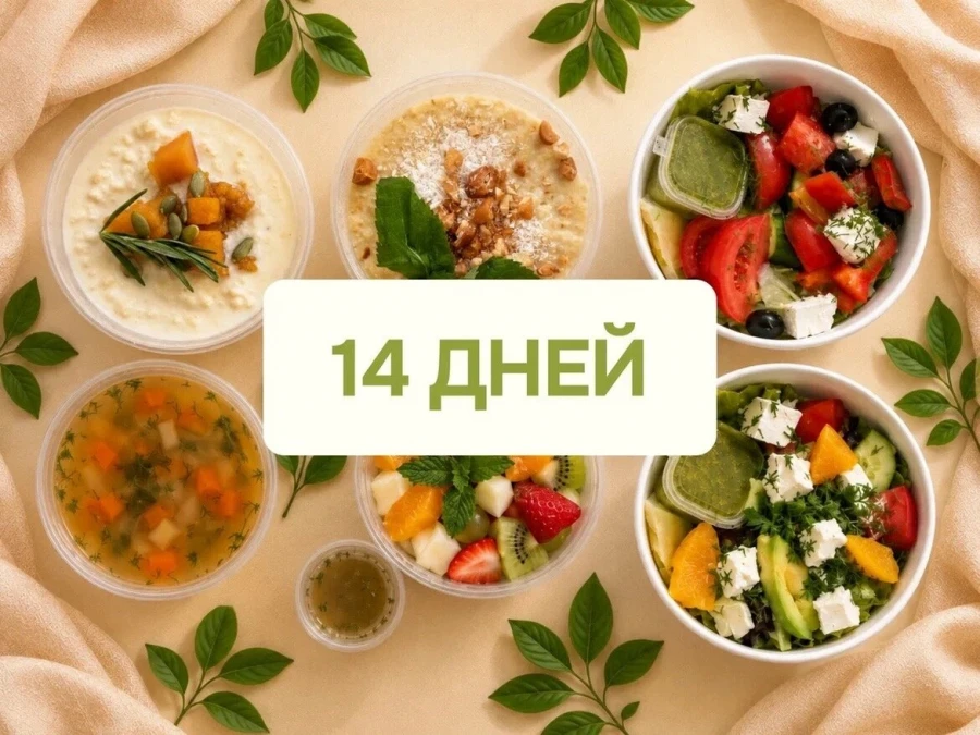 Заказать веган рацион на 14 дней