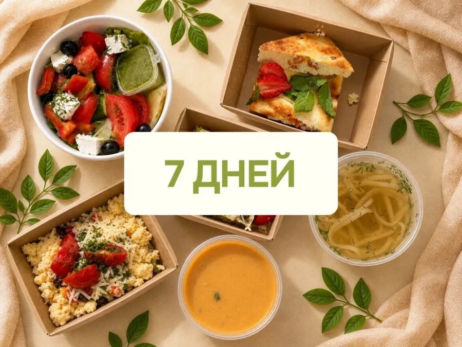Заказать вегетарианский рацион на 7 дней