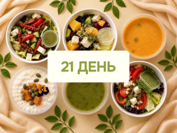 Заказать веган рацион на 21 день 