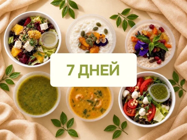 Заказать веган рацион на 7 дней