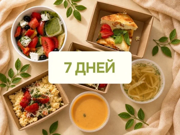 Заказать вегетарианский рацион на 7 дней