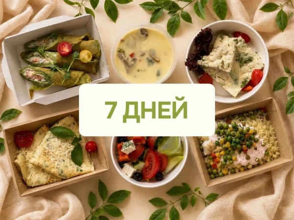Заказать пескетарианский (рыбный)  рацион на 7 дней