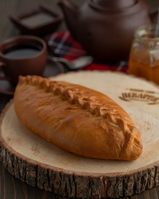 Кулебяка с капустой и яйцом