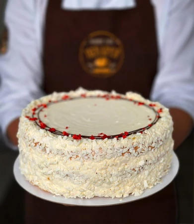 Торт "Малина Миндаль", 1150 гр. 