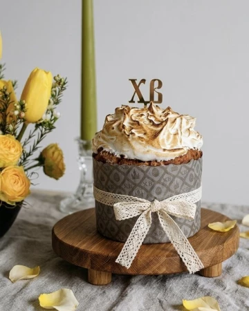 Творожный пасхальный кекс с шоколадом