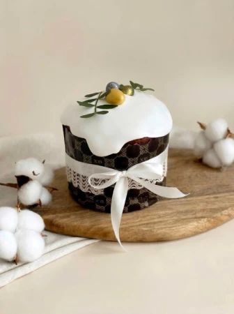 Пасхальный кекс с вяленой клюквой и грецким орехом