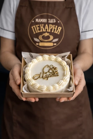 Бенто-торт "Красный бархат " (White)