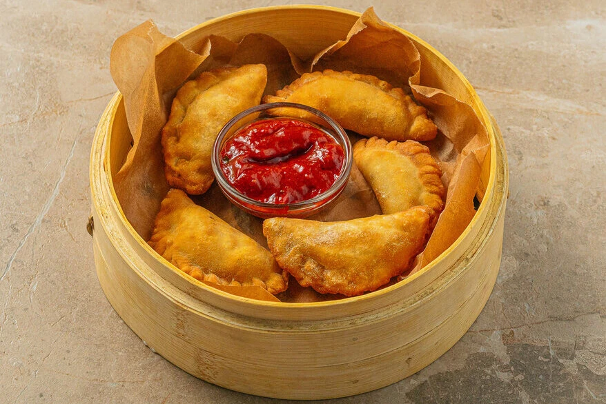 Мини чебуреки из утки 