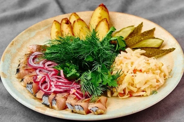 Закуска с Сельдью 