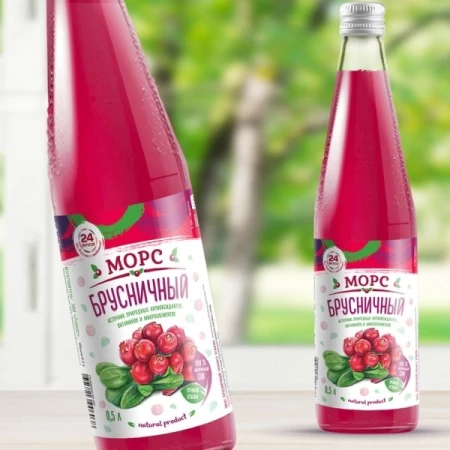 Морс брусничный 0,5