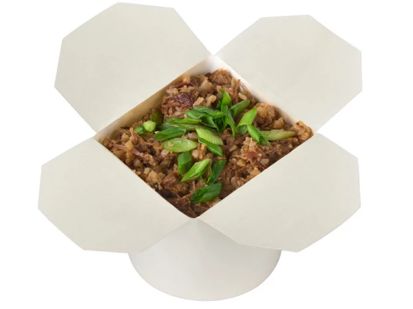 WOK Греча с Рваной Говядиной