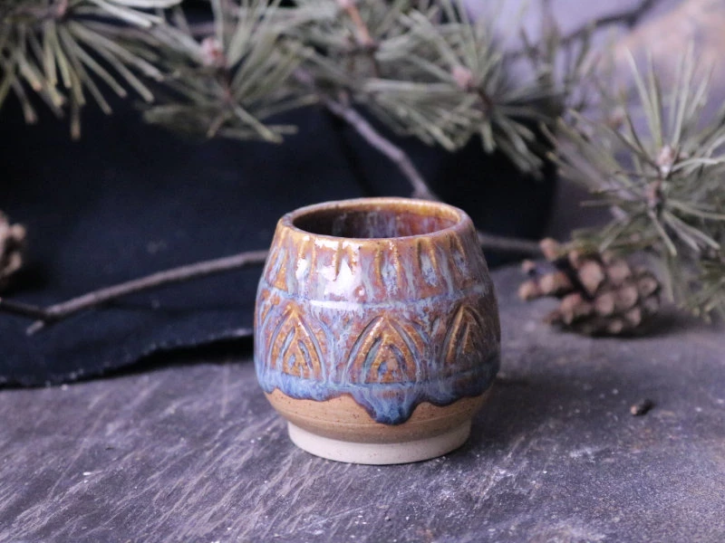 Подсвечник-стопка "Северное сияние", 6 см