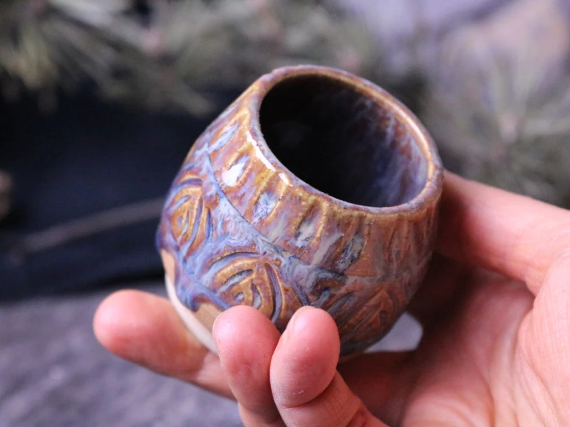 Подсвечник-стопка "Северное сияние", 6 см