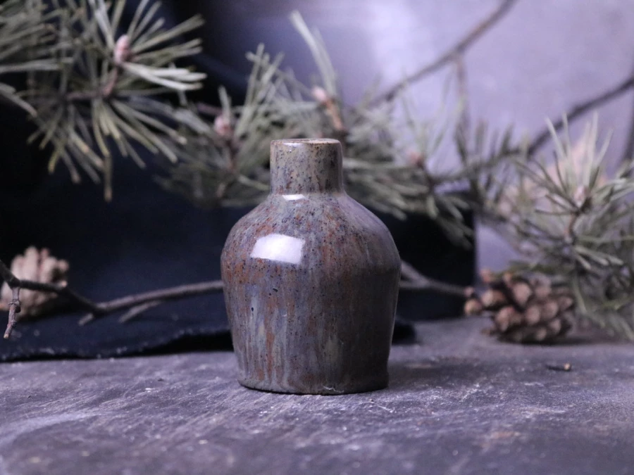 Вазочка мини "Синий кубок", 7 см