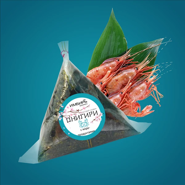 Онигири с морепродуктами