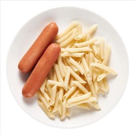 Макароны с сосисками