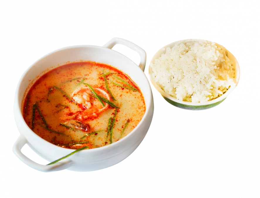 .Суп ТОМ ЯМ с морепродуктами (ГОР)