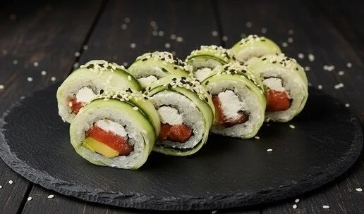 Кюри с лососем