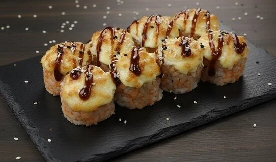 Печеный лосось