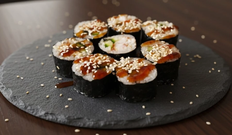 Ролл с угрем