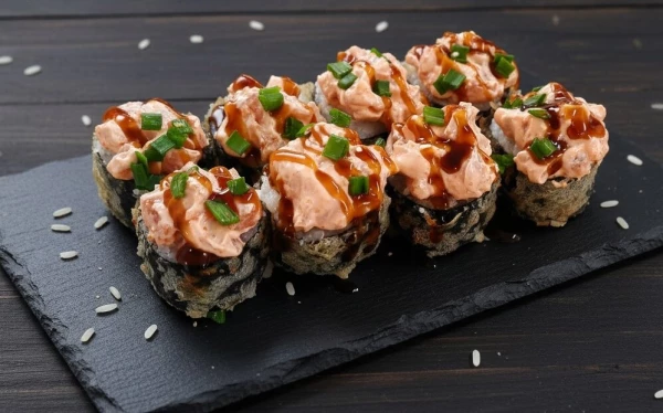 Фрай с лососем