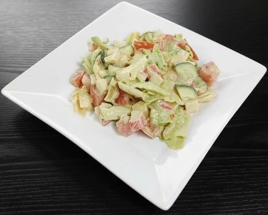 Салат С КРАБОМ и АНАНАСОМ