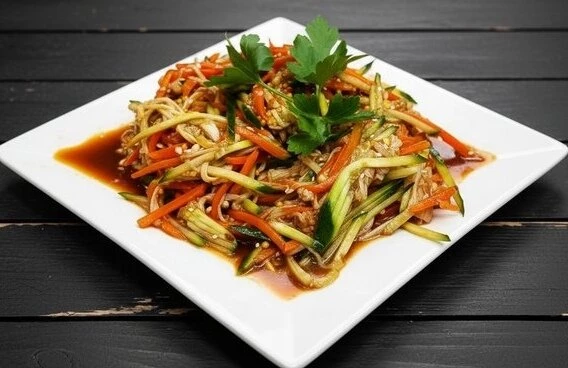 Салат ЗОЛОТЫЕ НИТИ (Азия)