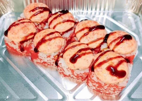 Запеченный ролл с Лососем