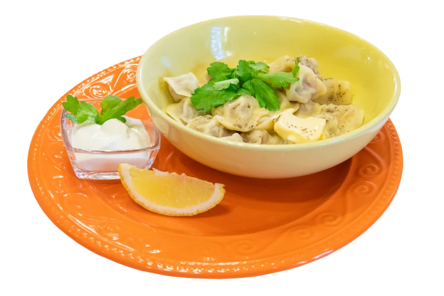 Пельмени "Сибирские" рыбные со сметаной
