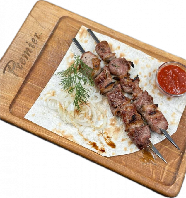 Шашлык узбекский из баранины и курдюка 100 гр.
