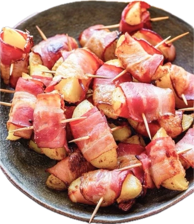 Картофель в беконе