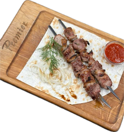 Шашлык узбекский из баранины и курдюка 100 гр.