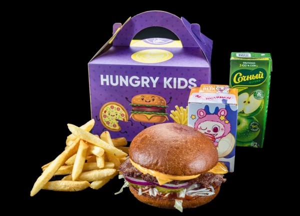 КИДС БОКС С ГАМБУРГЕРОМ