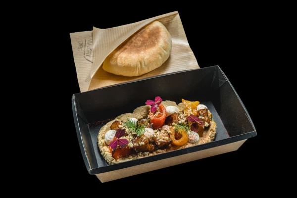 ХУМУС С ПЕЧЕНЫМИ ОВОЩАМИ