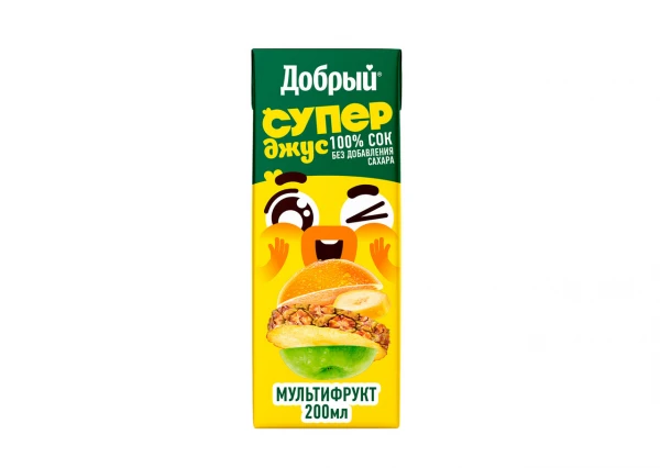 Сок Добрый мультифрукт 0,2 л