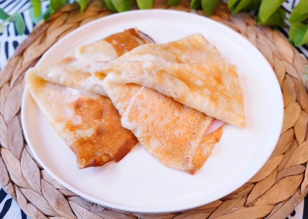 Блинчики с ветчиной и сыром