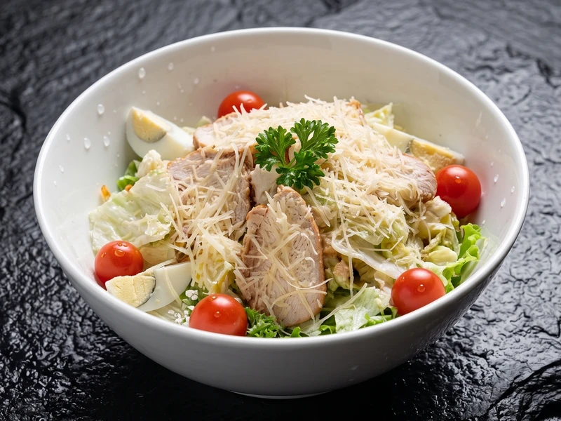 САЛАТ ЦЕЗАРЬ С КУРИЦЕЙ