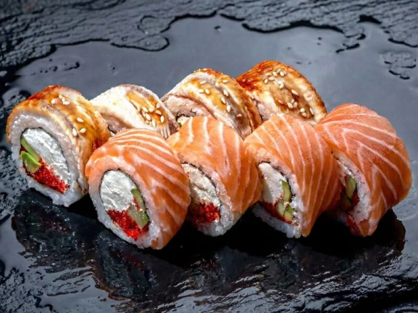 АССОРТИ ИЗ СЛИВОЧНЫХ РОЛЛОВ 