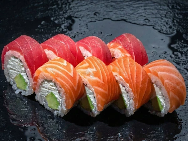 ФИЛАДЕЛЬФИЯ С ТУНЦОМ И ЛОСОСЕМ