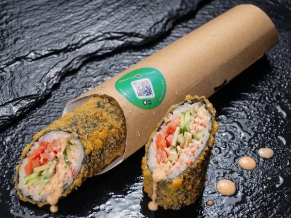 Японская шаверма в темпуре со снежным крабом